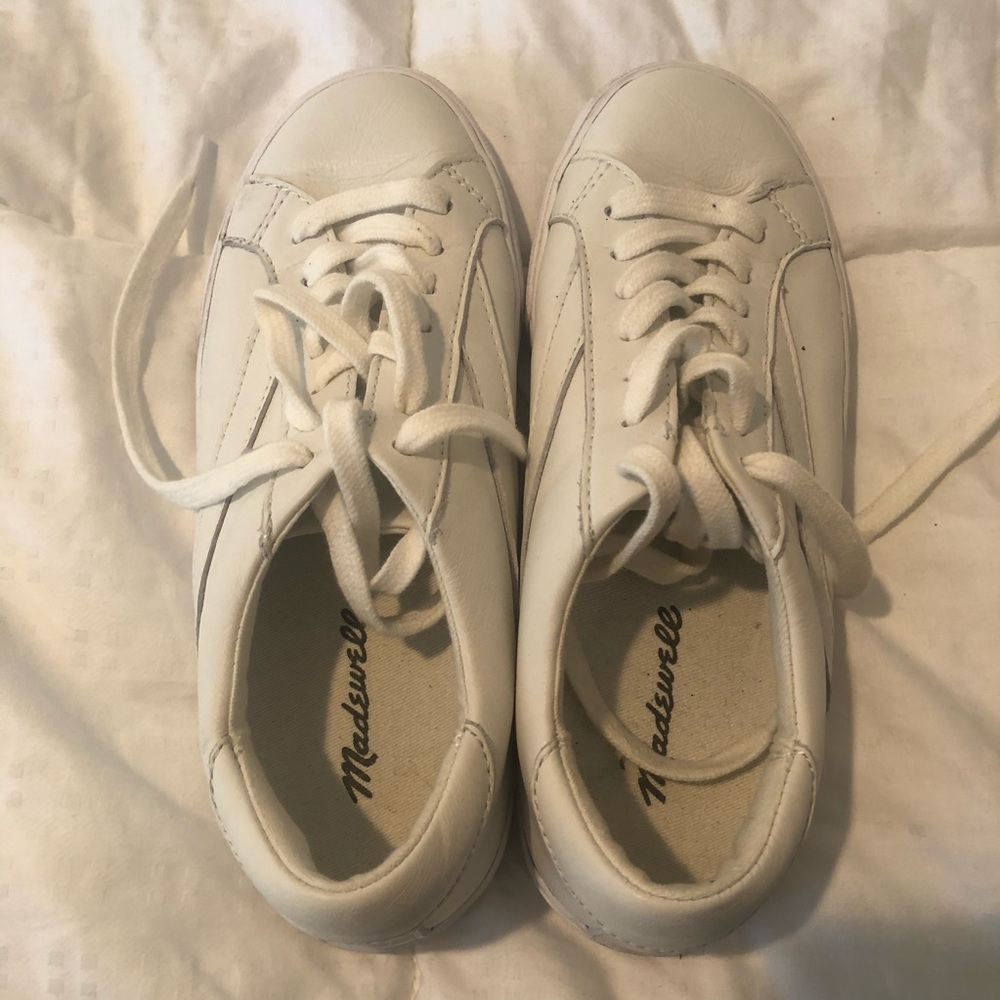 White sneakers